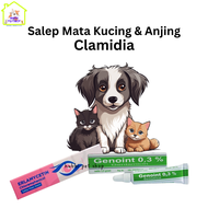 Salep Mata Kucing Ampuh/Obat Mata kucing Anjing kelinci/salep mata kucing bengkak belekan