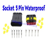 Waterproof Connector 5 Pin Waterproof Cable Connector 1 set