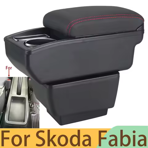 For Skoda Fabia Armrest Box for Skoda Fabia 3 III 2015-2021 Car Armrest Retrofit Parts Storage Box C