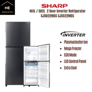 Sharp 502L / 461L Inverter Refrigerator Fridge Peti Ais Peti Sejuk SJ5522MDS / SJ5022MDS