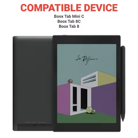 Slim Folding Stand Funda Cover For Onyx Boox Tab Mini C 7.8" Pencil Holder Case Shockproof TPU Back 