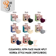 Cleanwell KF94 Face Mask 4Ply Korea Style Mask [10PCS/BOX] [MADE IN KOREA]