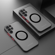 Suitable for Samsung S26Ultra Phone Case Magnetic Matte S25FE Skin Feel A56 Shock-resistant S24 All-