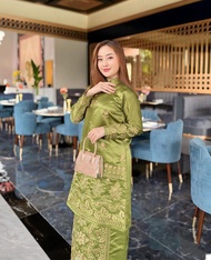 Baju Kurung Bordir Melayu set Kebaya Bridal BajuKurung Malaysia Kebaya Pesta