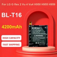 KiKiss Battery For LG G flex 2 Vu 4 Vu4 H950 H955 H959 BL T16,BL-T16,4200mAh