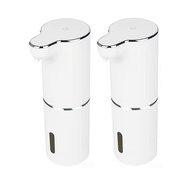 (JREX) 2Pcs Foam Soap Dispenser Automatic Touchless Sensor USB Smart Foam Machine 300ML Infrared Liq