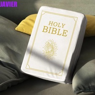 JAVIER Bible Pillow, Realistic Looking Sofa Cushion Bible Throw Pillow, Children Gift Plush Toy 33*2