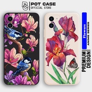 Case Xiaomi POCO M3 X3 C55 F4 F5 M2 PRO PO406 Flowers Silicone HP Character Custom Picture Anime Cas