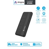 Amgras 10000mAh Powerbank Fast Charging Dual USB Portable Charger PowerIQ Technology Power Bank 20W