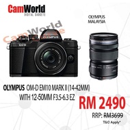 OLYMPUS OM-D EM10 MKII TWIN LENS ( 14-42MM + 12-50MM F3.5-6.3 EZ)