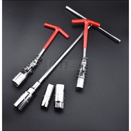 Car Spark Plug Socket Wrench Tool 21/16mm Free Shipping Spark Extension Socket Universal Joint Type 