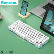 【Worth-Buy】 Recargeable Wireless Bluetooth Keyboard Rgb Backlight Dual Mode Gaming Keyboards For Computer Lap Desk