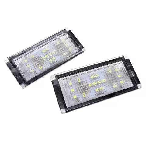 Car White LED Number License Plate Lamp for BMW 7 Series E65 E66 730i 735i 740i 740d 745i 750i 2006-