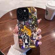 NBA Kobe Bryant Case IPhone 7 8 Plus XR 7Plus 13 11 14 15 12 11 Pro Max X XS MAX Plus Phone Casing