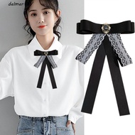 DELMER Black Ribbon Pin, Awareness Melanoma Cancer Black Bow Brooch Pin, Lapel Pin Skin Cancer Breas