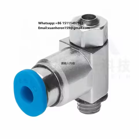 Festo Solenoid Valve Terminals Flow Control Throttle Valve GRLO-M3-QS-3 Exhaust air Flow Control Val