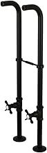 Kingston Brass CC266S0BEX Kingston Freestanding Supply Line with Stop Valve and Handle, 28" x 7" (L)