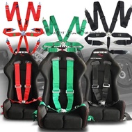 Universal 4 5 6 Point Racing Car Seat Belt Harness with Camlock Quick Release 3" Nylon Harness Seat 