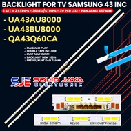 SAMSUNG 43 INCH TV BACKLIGHT UA43AU8000 UA43BU8000 UA43CU8000 QA43Q60CA BL LED LIGHT BN96-52587A
