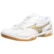 Mizuno Wave Fang PRO Badminton Shoes, White/Gold, Size 26.5 cm, 2E White/Gold,26.5 cm 2E,26.0 cm 2E,