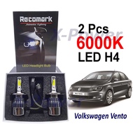 Volkswagen Vento H4 Car LED Headlamp LED Headlight Bulb 2Pcs 4300K 6000K xpower Recomark