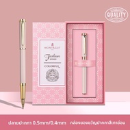 Montagut Pen ปากกาหมึกแท่งโลหะ กล่องของขวัญ ปากกาหมึกแท่งแบบนิ่มสำหรับผู้ชายและผู้หญิง ปากกาหมึกแท่ง