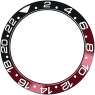 Watch Ceramic Bezel Insert Protective Ring Replacement for 40MM Rolex GMT/SUB Watch Anti-Scratch Adh