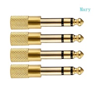 Mary 6 35mm to 3 5mm Adapter 6 35mm 1 4inch Male to 3 5mm 1 8inch Female Adapter for Guitar Headphon