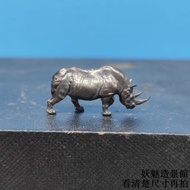 [Landscaping Hall] Small Mini Copper Rhino Handmade All Copper Car Decoration Ornaments Takaoka Copp