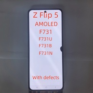 Super Amoled With Defects 6.7for Samsung Z Flip 5 F731u F731n F731f/ds Lcd Display Sm-f731b Touch Sc