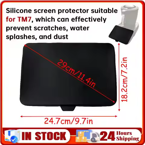 For Thermomix TM7 Silicone Screen Protection Cover Anti-Scratch Protective Screen Film Waterproof fo