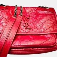 YSL Niki  Baby 小號 亮紅色