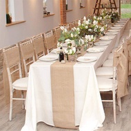 Burlap Hessian Table Runner Fabric Rolls Are Suitable for Weddings, Table-Runners, Decoration & Craf