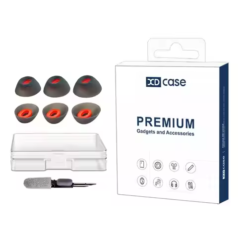 XDcase 3 Pairs Replacement Silicone Ear Tips Kit For JBL Vibe Beam 2 / Beam / 200TWS Earplugs Cover 