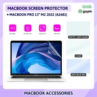 Macbook Air 13 M2 2022 A2681 Screen Protector Anti-Scratch Glare Blue