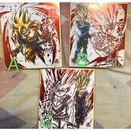 Japanese Version Product DRAGON BALL Colored Paper ART 12 Shots Son Goku Gohan Dahl Original Paintin