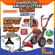 Mytools Ogawa LT20N Hand Push Lawn Mower Wheeled Brush Cutter Mesin Rumput 52cc FOC 500ml OGAWA 2T