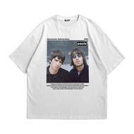 Essentique Men T-Shirt Women band Oasis Premium Comb 30s-Kaos-104S-5XL