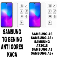 Scratch-resistant Tempered Glass Tg Clear Samsung A6 A6 + A72018 A8 A8 +