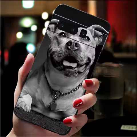 Phone Case For Google Pixel 10 9 Pro XL 9A 8 7 6 Pro Pixel 8A 7A 6A Pixel 8 7 6 5 Pit Bull Lovely Pe