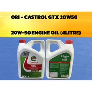 ORI - CASTROL GTX 20W50 20W-50 ENGINE OIL (4LITRE)