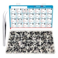 31 Jenis 580 Keping Universal TO92 Transistor PNP NPN Set Gabungan Transistor Kuasa Bipolar 2n7000
