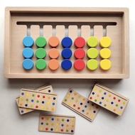 [1Years Old-4Years Old]Montessori Educational Materials Montessori Wooden Early Education Cognitive 