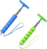 2 Pack Car Side Mirror Squeegee Retractable Auto Mirror Wiper,Mini Squeegee for Car Windows Cleaning