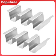 Stainless Steel Taco Holder Double-Sided Tortilla Tray Burrito Holder Taco Display Stand for Sandwic