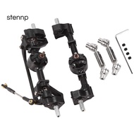 2Pcs Front and Rear Portal Axle with Metal Drive Shaft for  C14 C24 C24-1 C34 C44 B14 B24 1/16 RC Ca