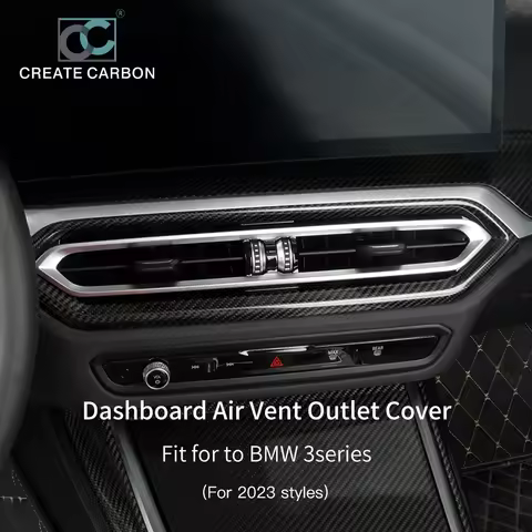 Carbon Fiber Dashboard Air Conditioning Outlet Vent Cover for BMW 2 3 Series G20 G42 330i 325i M240i