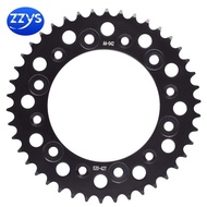 เฟืองเหล็กด้านหลัง520-39T 40T 42T 45T 47T 48T 49T 50T 51T สำหรับ Honda CR125 CR125R 1983-2007 CR250