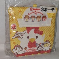 SANRIO - Sanrio Lawson 炸雞一番賞 16號賞 多用途袋 Hello Kitty 酷洛米 布甸狗 玉桂狗 週邊配飾
