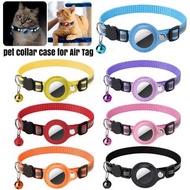 **包郵** [藍色] 防丟失寵物定位頸圈 貓咪反光鈴鐺項圈 保護套適用寵物Airtag追蹤器 [平行進口]